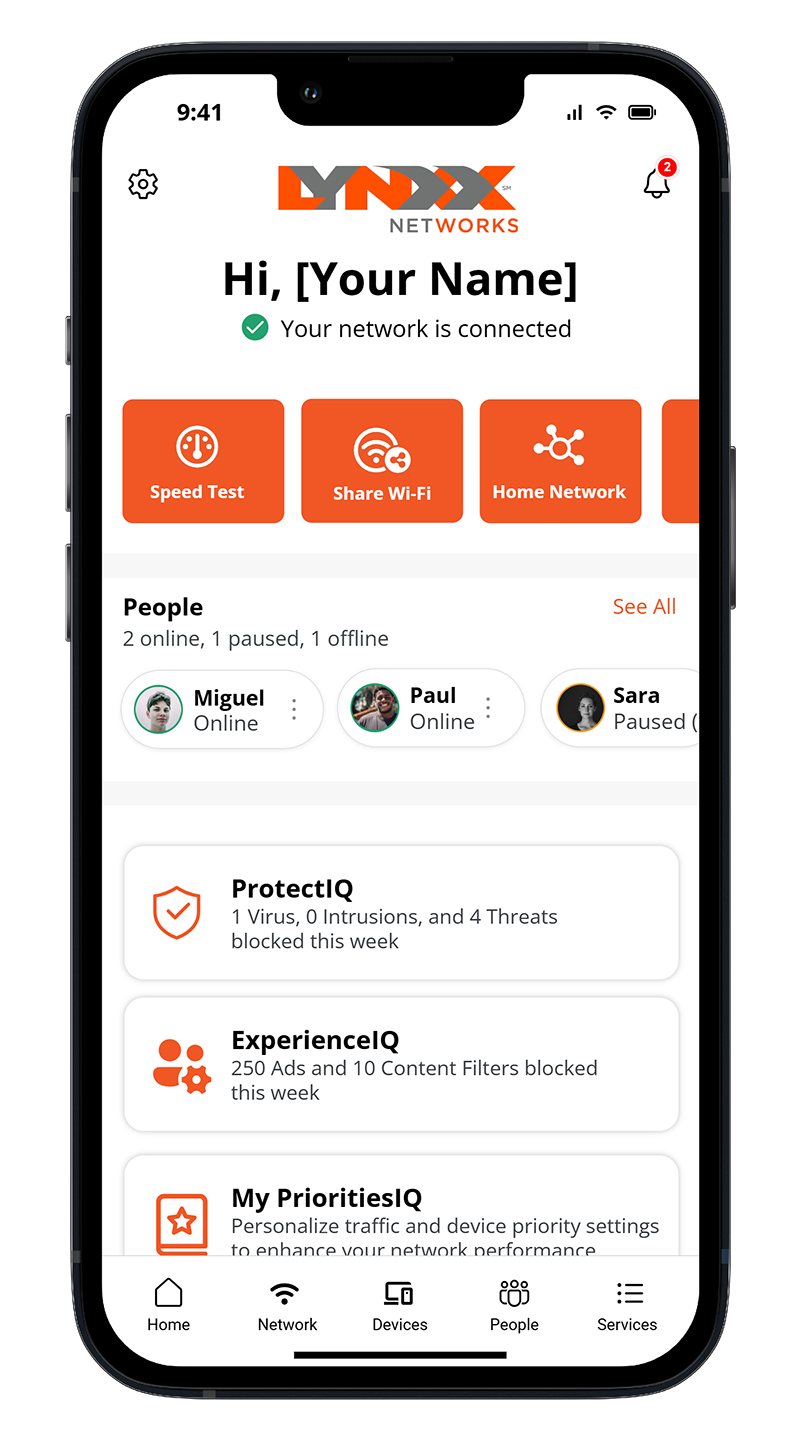 app landing page