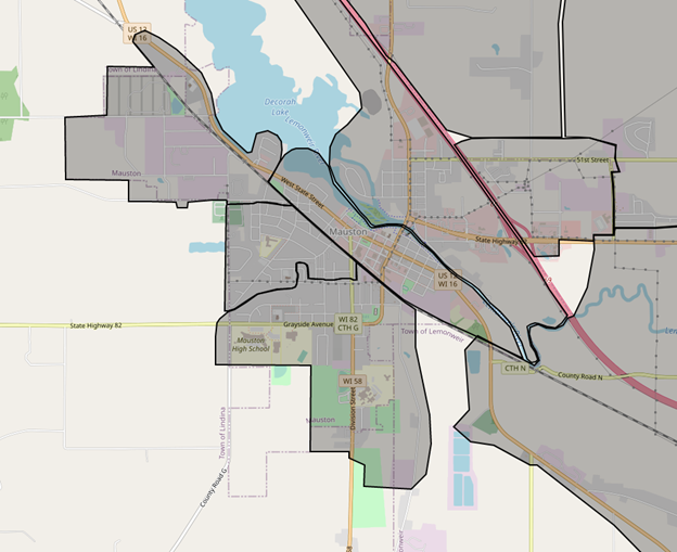 mauston map